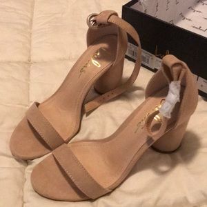 Nude heels from Lulu’s